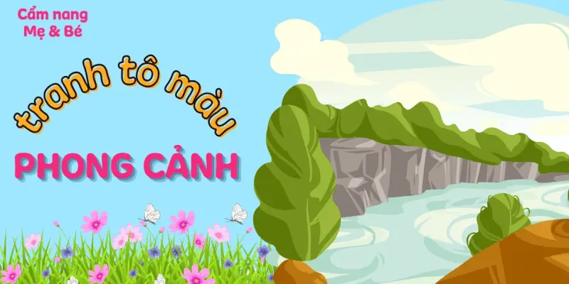 Bộ sưu tập tranh tô màu phong cảnh biển tuyệt đẹp giúp bé phát triển trí não