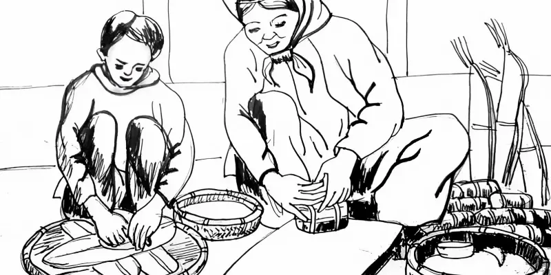 Bộ tranh tô màu gia đình ngày Tết ý nghĩa cho bé năm 2026