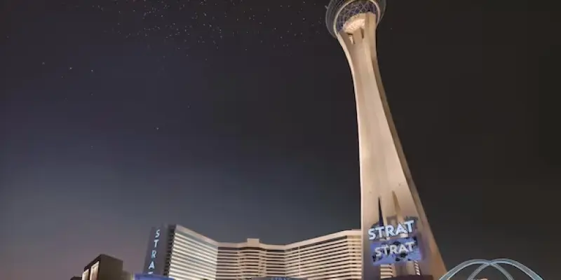 Khám phá vẻ đẹp bí ẩn của ảnh Stratosphere Tower rực rỡ