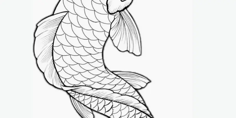 Tổng hợp 35+ bức tranh tô màu con cá chép đẹp giúp bé rèn luyện đôi tay