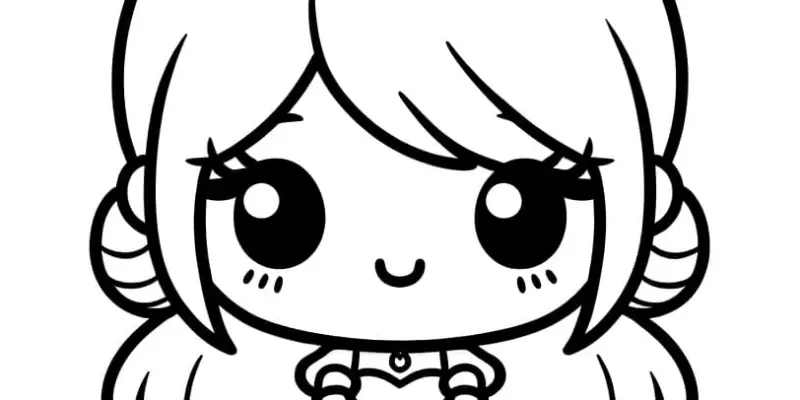 Tổng hợp bộ tranh tô màu công chúa anime đẹp nhất cho bé yêu