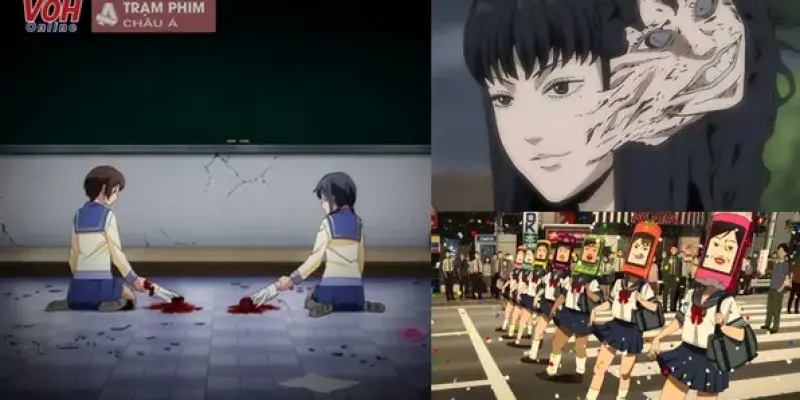 Trọn bộ ảnh anime kinh dị ma mị rùng rợn ám ảnh nhất