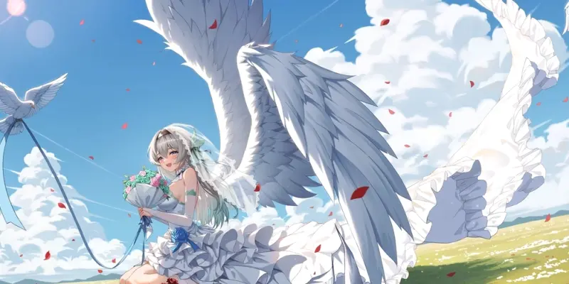 Tuyển tập ảnh anime thiên thần đẹp lung linh đốn tim người xem