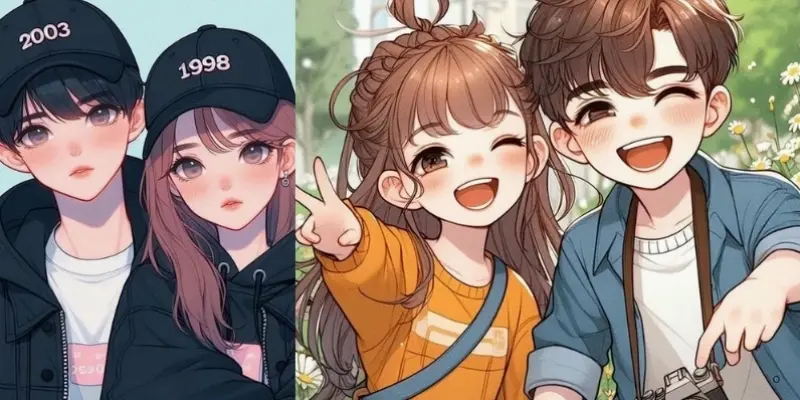 Tuyển tập hình chibi đôi dễ thương siêu cấp vũ trụ năm 2026