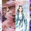 Ảnh avatar anime girl phong cách cổ trang đẹp lung linh