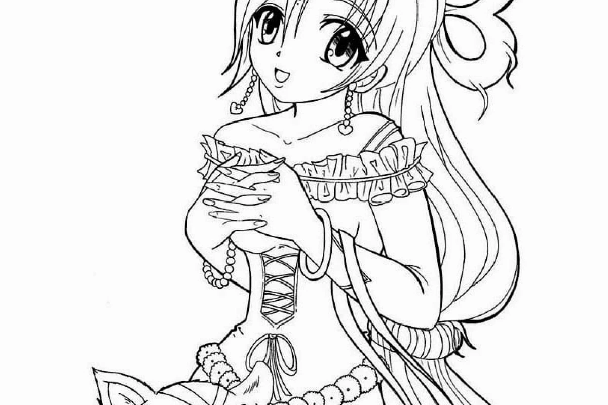 Tổng hợp 35 tranh tô màu công chúa anime cổ trang đẹp nhất 2026