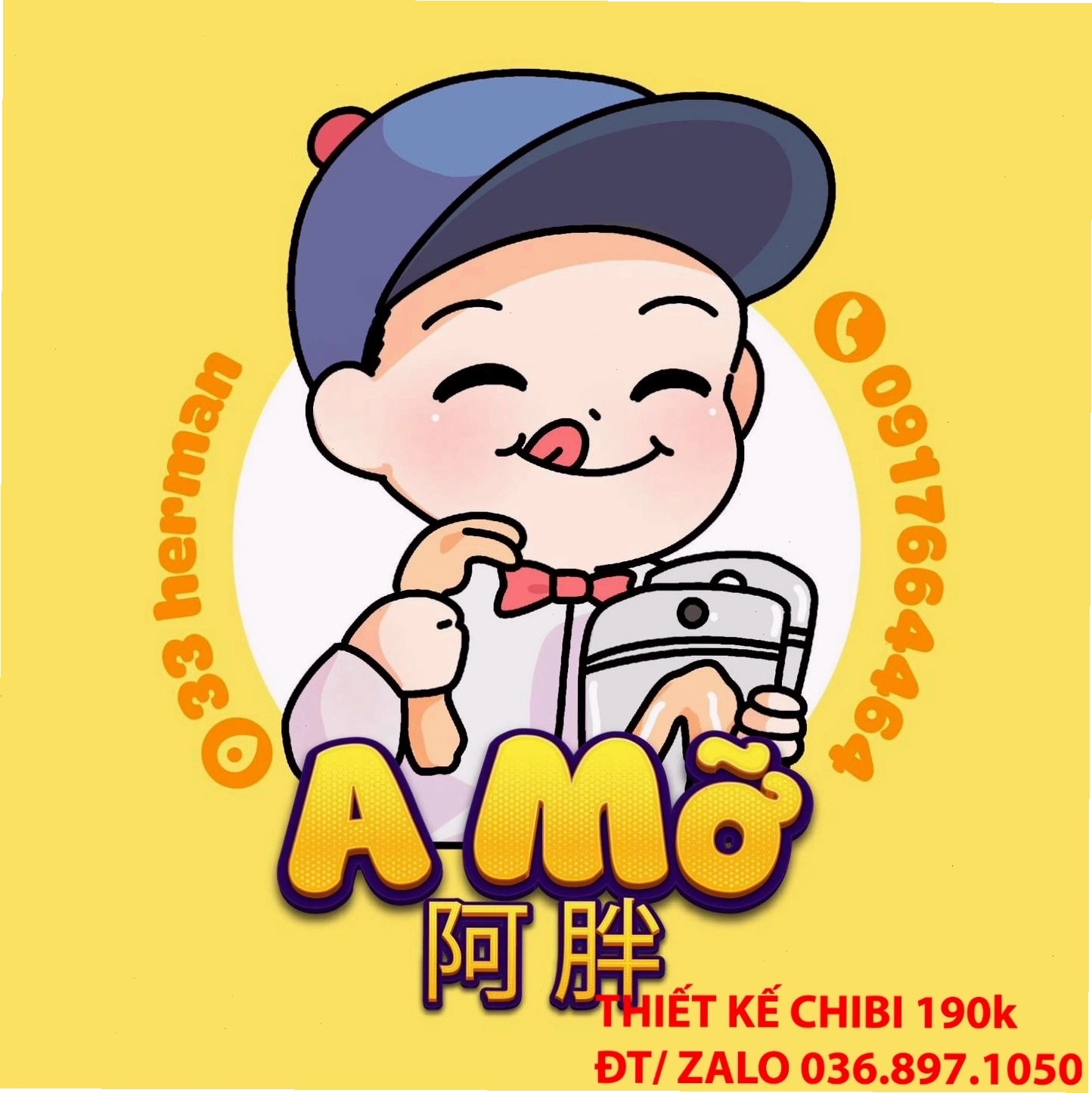 Hình ảnh chibi bé trai liếm môi thèm thuồng đồ uống