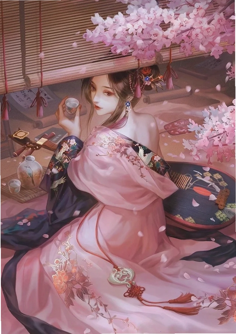ảnh avatar anime girl phong cách cổ trang dịu dàng