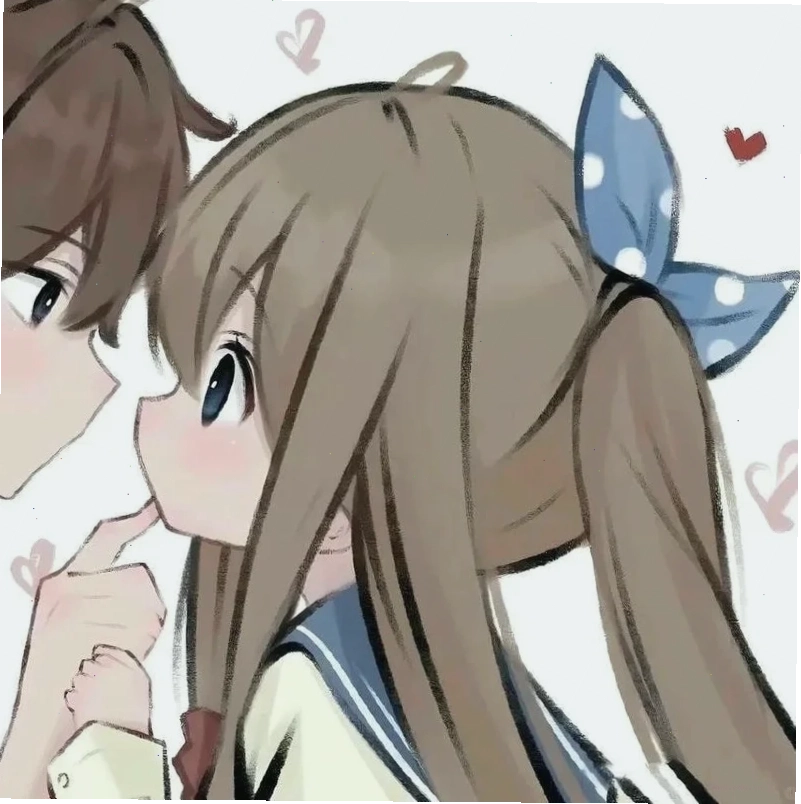 Avatar anime cặp đôi dễ thương nhưng vẫn đầy cá tính