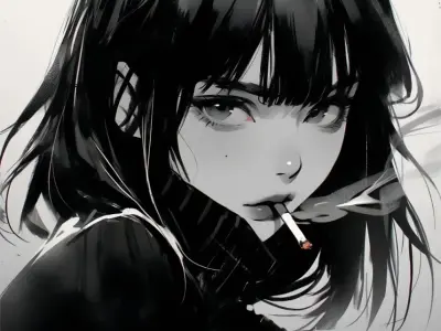 Khám phá ảnh anime đen trắng đẹp mang phong cách riêng