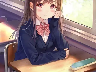 Bộ sưu tập ảnh anime học sinh dễ thương cực chất