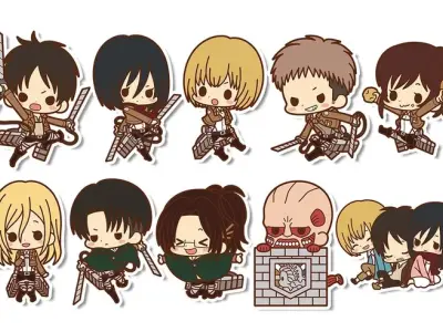 Ảnh Attack on Titan chibi cute siêu đáng yêu cho fan