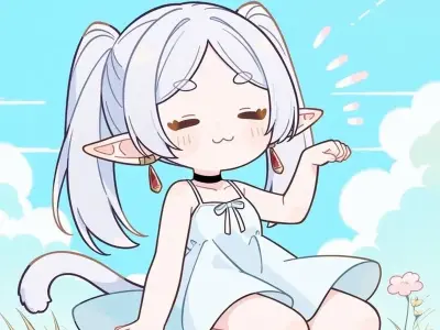Bộ sưu tập ảnh chibi Frieren dễ thương và đáng yêu nhất
