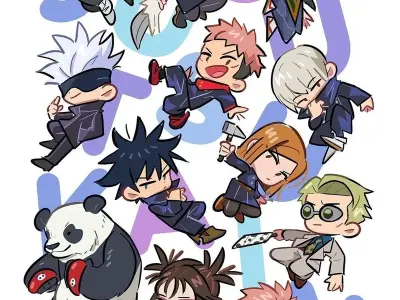 Ảnh chibi Jujutsu Kaisen dễ thương cực hot cho fan anime