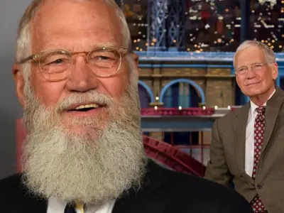 Ảnh David Letterman sân khấu ghi lại khoảnh khắc huyền thoại
