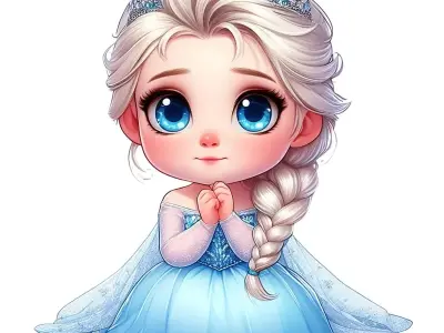 Bộ sưu tập ảnh Elsa chibi dễ thương nhất cho fan Disney