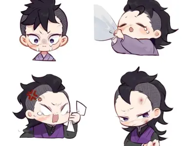 Ảnh Genya chibi ngộ nghĩnh khiến fan Demon Slayer thích thú