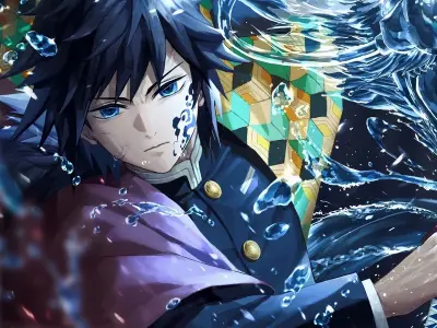 Tải ngay bộ ảnh Giyuu đẹp ngầu cho fan hâm mộ Kimetsu