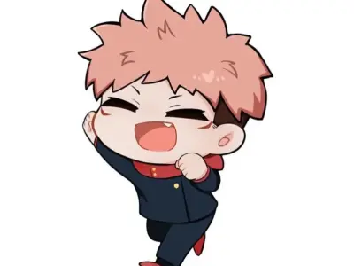 Bộ sưu tập ảnh Itadori Yuji chibi dễ thương đáng yêu