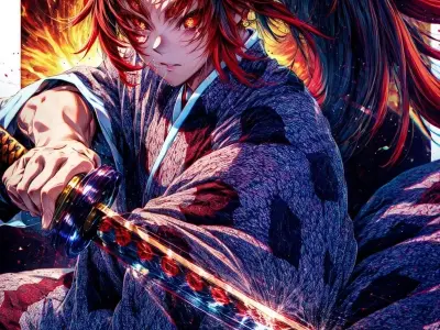 Top ảnh Kokushibo đẹp, ngầu và bí ẩn trong Kimetsu no Yaiba