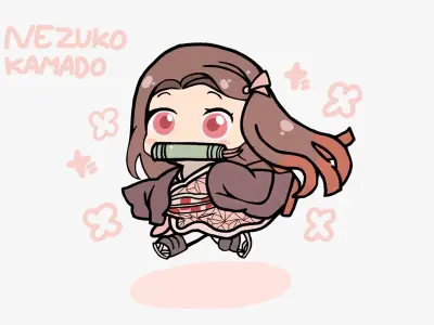 Ảnh chibi Nezuko xinh xắn, ngộ nghĩnh không thể bỏ qua