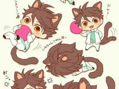 Ảnh Oikawa chibi ngộ nghĩnh, cute dành cho người yêu anime