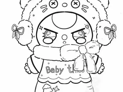 Bộ sưu tập tranh tô màu baby three đáng yêu cho bé tập tô