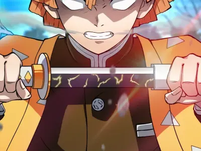 Tổng hợp ảnh Zenitsu nổi bật từ anime Kimetsu no Yaiba