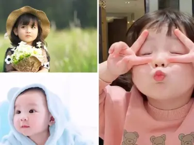 Ảnh em bé gái xinh xắn ngọt ngào lung linh cuốn hút