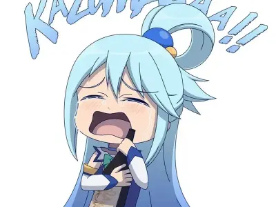 Tổng hợp ảnh Aqua chibi sáng tạo, ngộ nghĩnh cực dễ thương