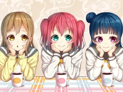 Tổng hợp avatar 3 người anime dễ thương và cực ngầu