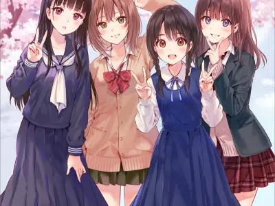 Bộ sưu tập avatar 4 người anime độc đáo và nổi bật