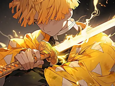 Tổng hợp avatar Zenitsu đẹp, ấn tượng cho mạng xã hội
