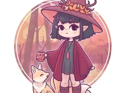 Ảnh chibi Halloween độc đáo, ý tưởng hóa trang cực sáng tạo