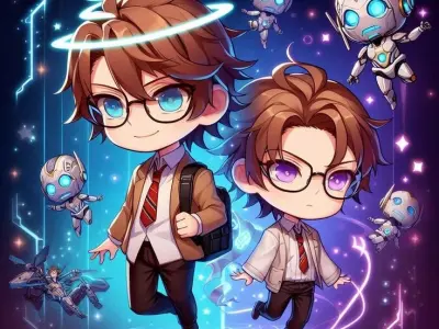 Chiêm ngưỡng hình ảnh chibi ma thuật phong cách anime