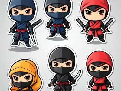 Tuyển chọn hình ảnh chibi ninja phong cách hoạt hình