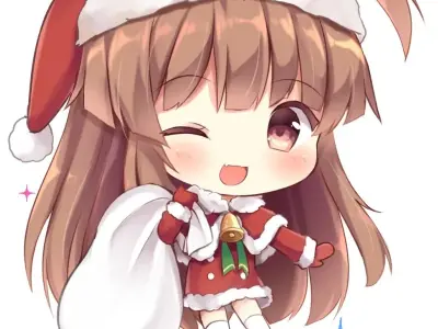 Tải ngay ảnh chibi Noel cute để trang trí mùa lễ hội