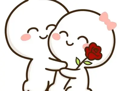 Hình ảnh chibi ôm siêu dễ thương, thu hút mọi ánh nhìn