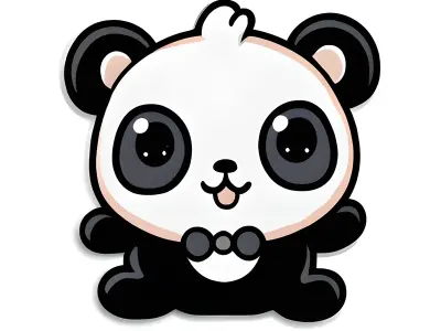 Hình ảnh chibi panda cute, ngộ nghĩnh cho bạn tải về