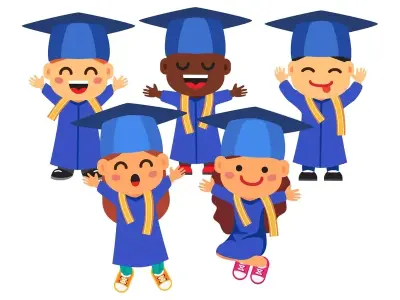 Những mẫu ảnh chibi tốt nghiệp sáng tạo, cực kỳ dễ thương