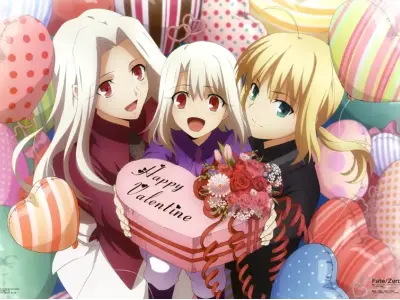 Ảnh chibi Valentine tình yêu ngọt ngào cho mùa lễ tình nhân