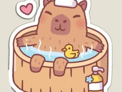 Bộ sưu tập hình ảnh cute chibi capybara cực ngộ nghĩnh