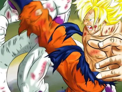 Tổng hợp ảnh Frieza và nhân vật khác phong cách anime