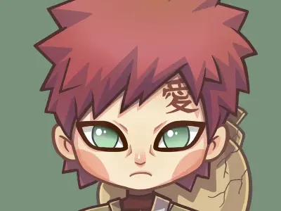 Xem ngay bộ ảnh Gaara chibi cute cực hot trên mạng xã hội