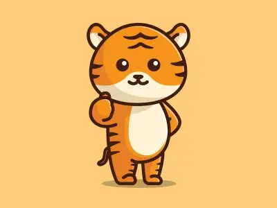 BST ảnh hổ chibi dễ thương, độc đáo và siêu đáng yêu
