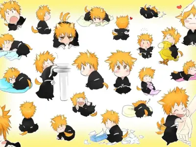 Bộ sưu tập ảnh Ichigo Chibi siêu dễ thương đầy màu sắc