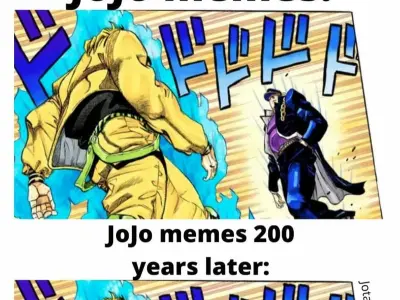 Jojo meme chất lừ với biểu cảm đỉnh cao cực kỳ ấn tượng