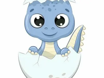 BST hình ảnh khủng long chibi dễ thương siêu đáng yêu