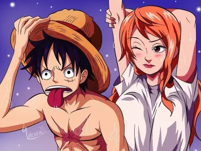 Tuyển chọn ảnh Luffy và Nami cực chất cho fan One Piece