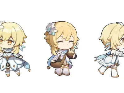Tổng hợp ảnh Lumine chibi cực đáng yêu và sinh động